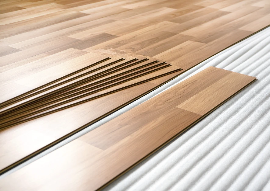 Luxury vinyl flooring